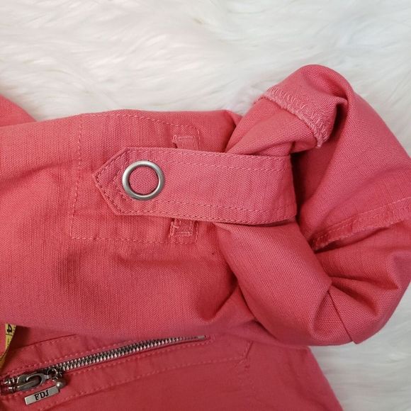 Sz L *French Dressing* 🌺COQUETTE-Style🌺 Womens Pink Snap Jacket - Picture 6 of 8